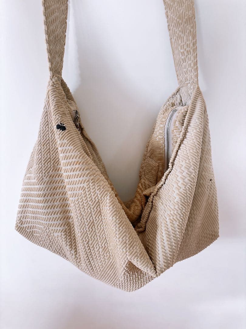 ミナペルホネンland puzzleボディバッグ ショルダー ベージュ