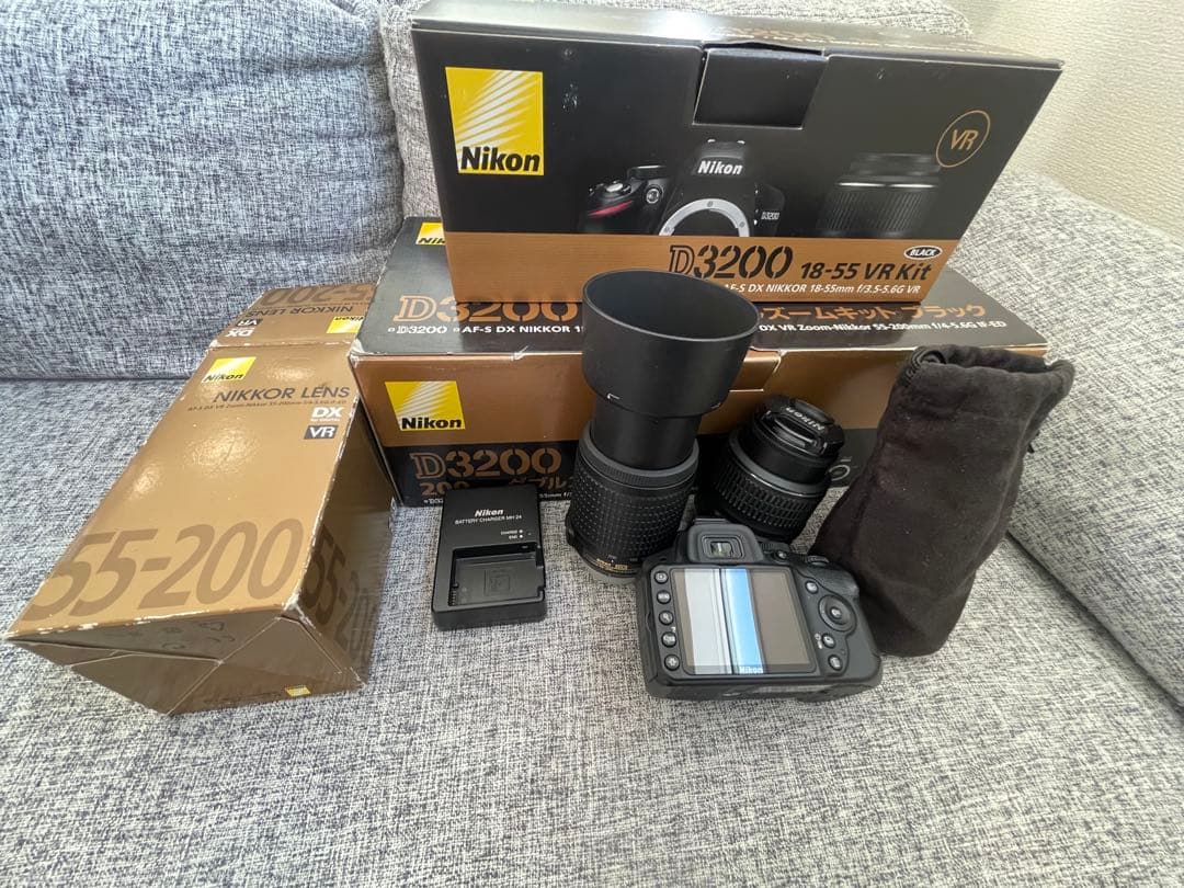 Nikon D3200 ダブルズームキット ブラック
