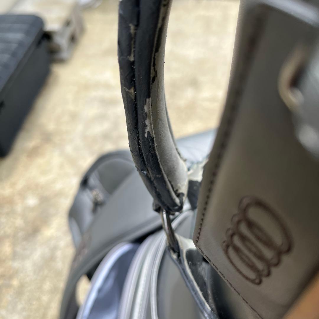 Audi キャディバッグ グレー キルティングデザイン