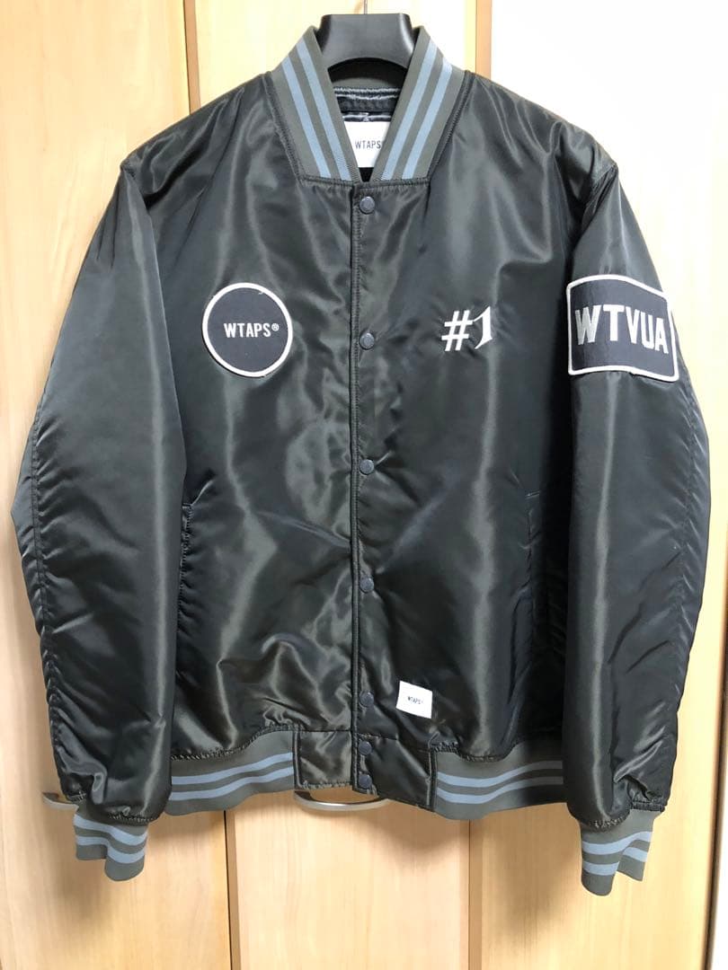 ジャケット・アウター WTAPS BENCH JACKET NYLON SATIN GRAY