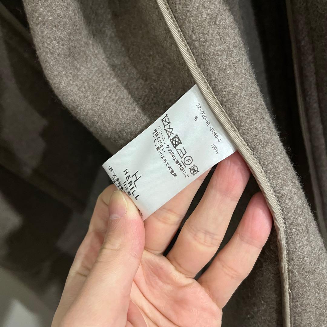 HERILL 22AW ブラックシープ ダッフルコート size : 2