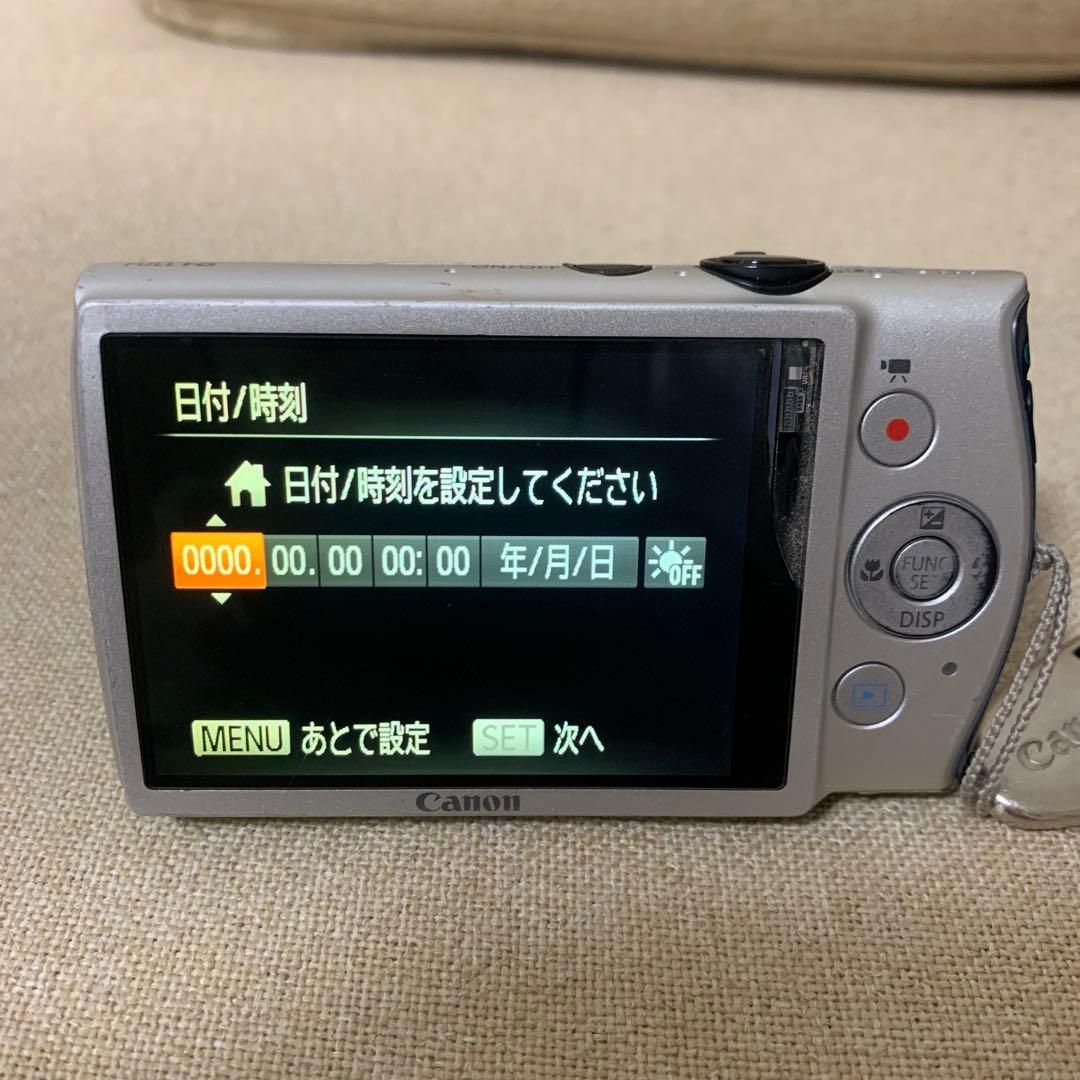 Canon IXY600F シルバー デジカメ　【エモ写真】