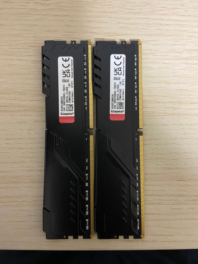 Kingston Fury beast ddr4 32gbx2枚