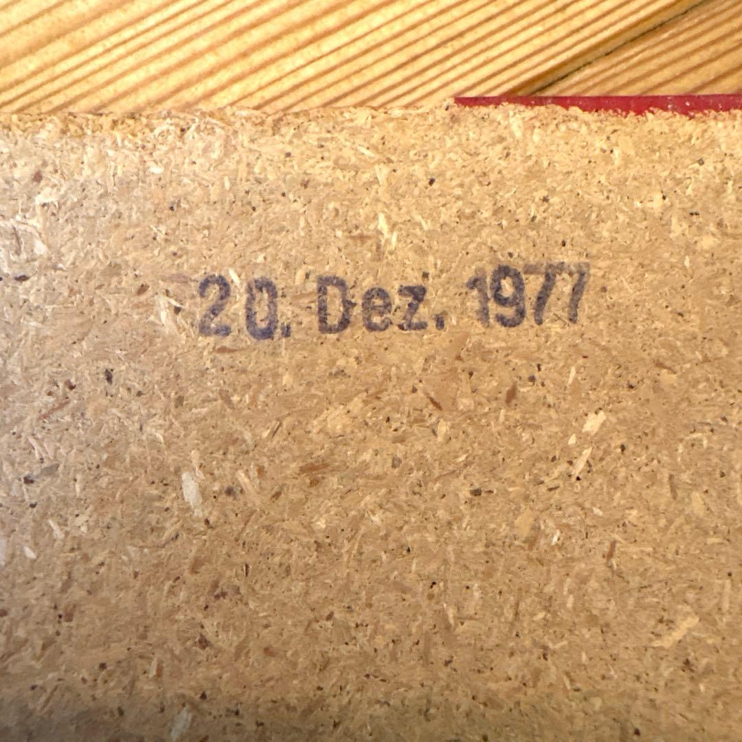 1977年　マクドナルド　ドイツ　BigMac 木製看板　ストアディスプレイ