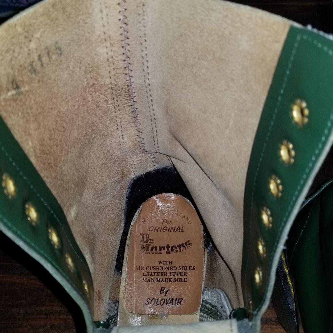 美品　Dr.Martens ドクターマーチン 4ホール 英国ホワイト社製 28