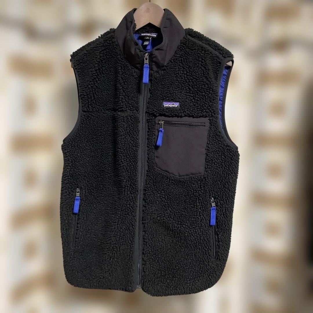 パタゴニア メンズ クラシック レトロX ベスト ブラック