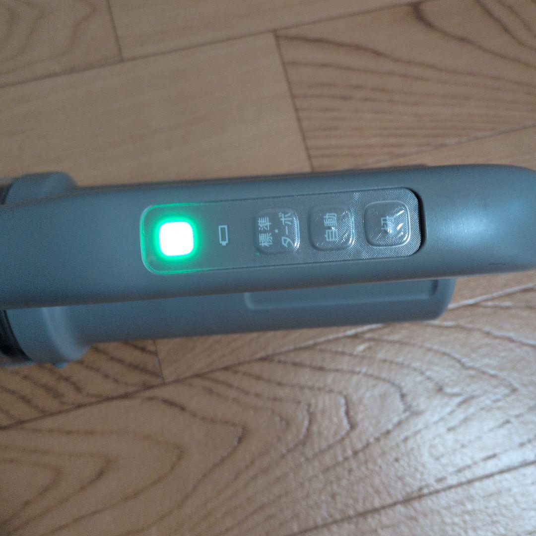 サイクロンスティッククリーナー本体 グレー 充電器付き