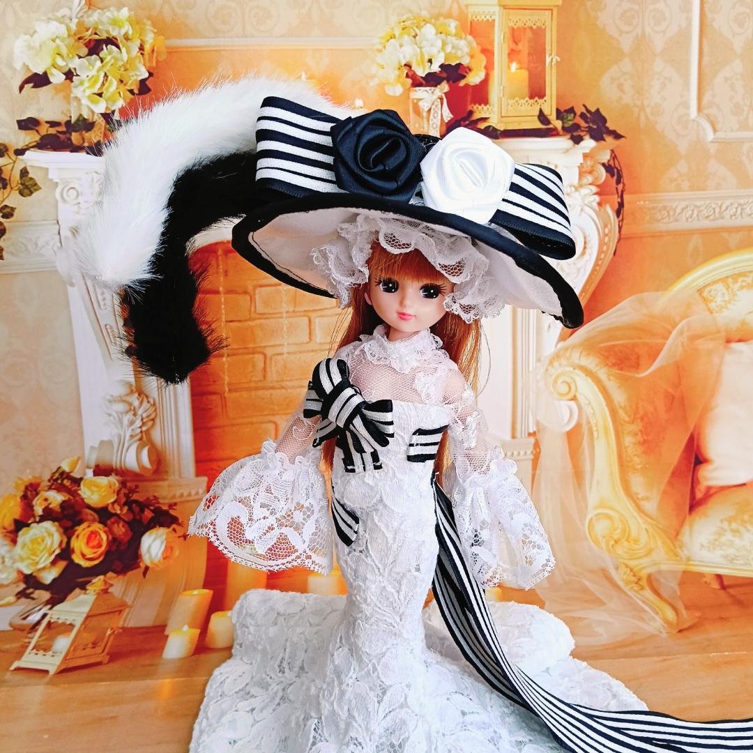 みい　リカちゃんサイズ　マーメイドライン　ドールドレス4点セット　2着分