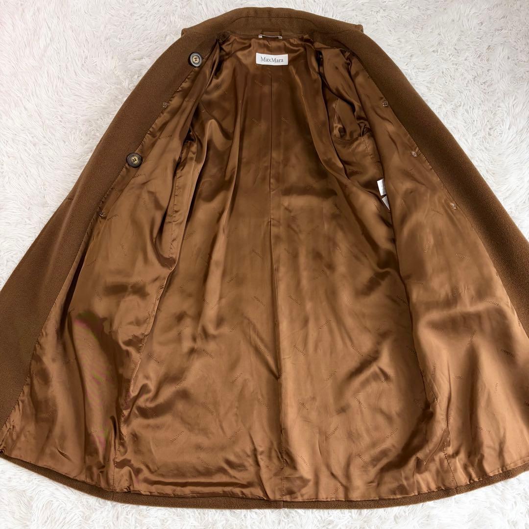 【美品】マックスマーラ アイコンコート ウールカシミヤ ロングコート 40