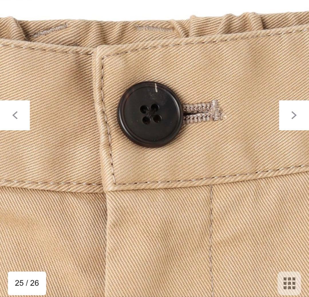 23区 今季 完売！ ストレッチギャバ チノパンツ ベージュ 44 13号 新品