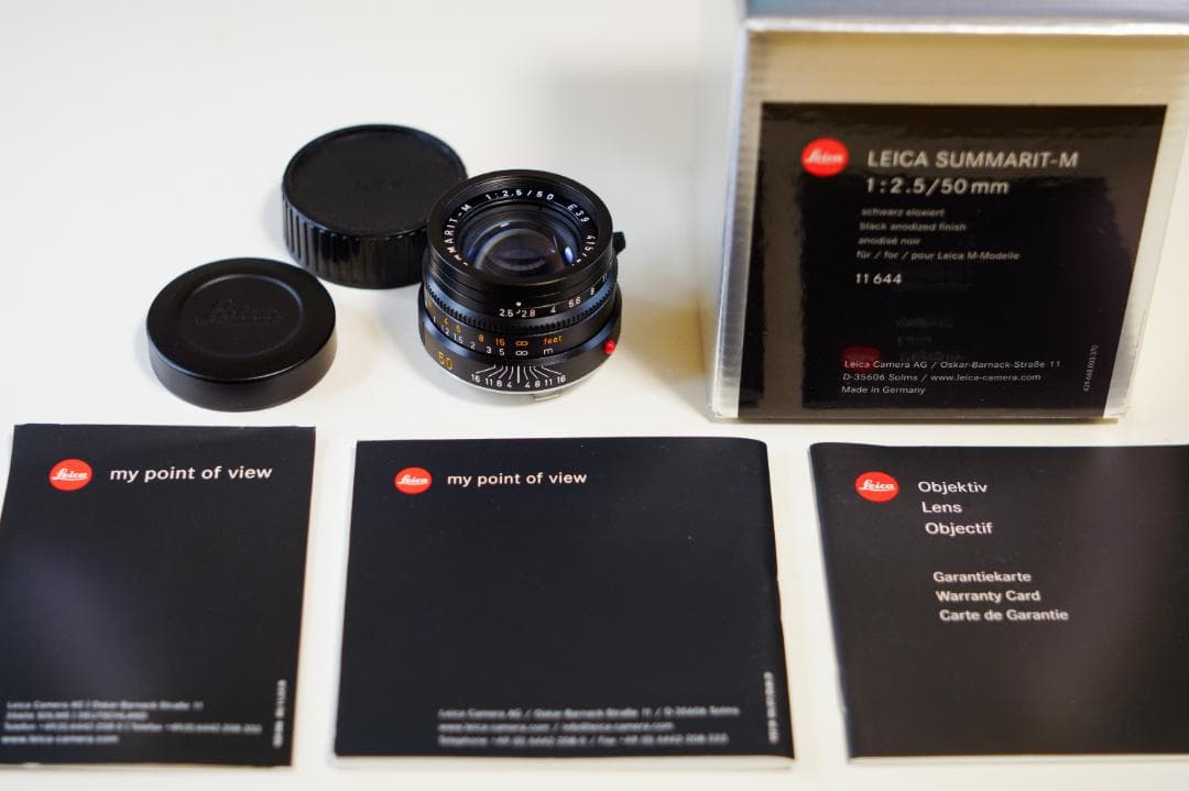 Summarit-M 50mm f2.5 ライカ銘玉ズマリット 元箱付き 美品