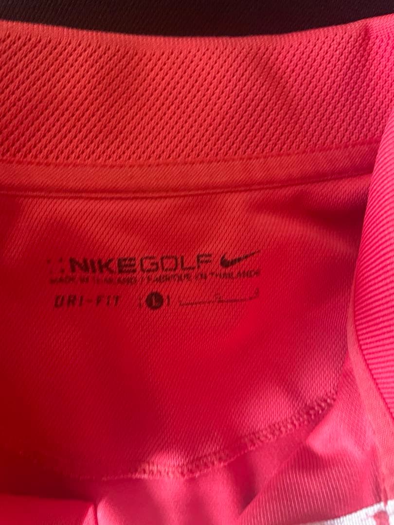 NIKE golfゴルフウェア黒ピンクの2枚