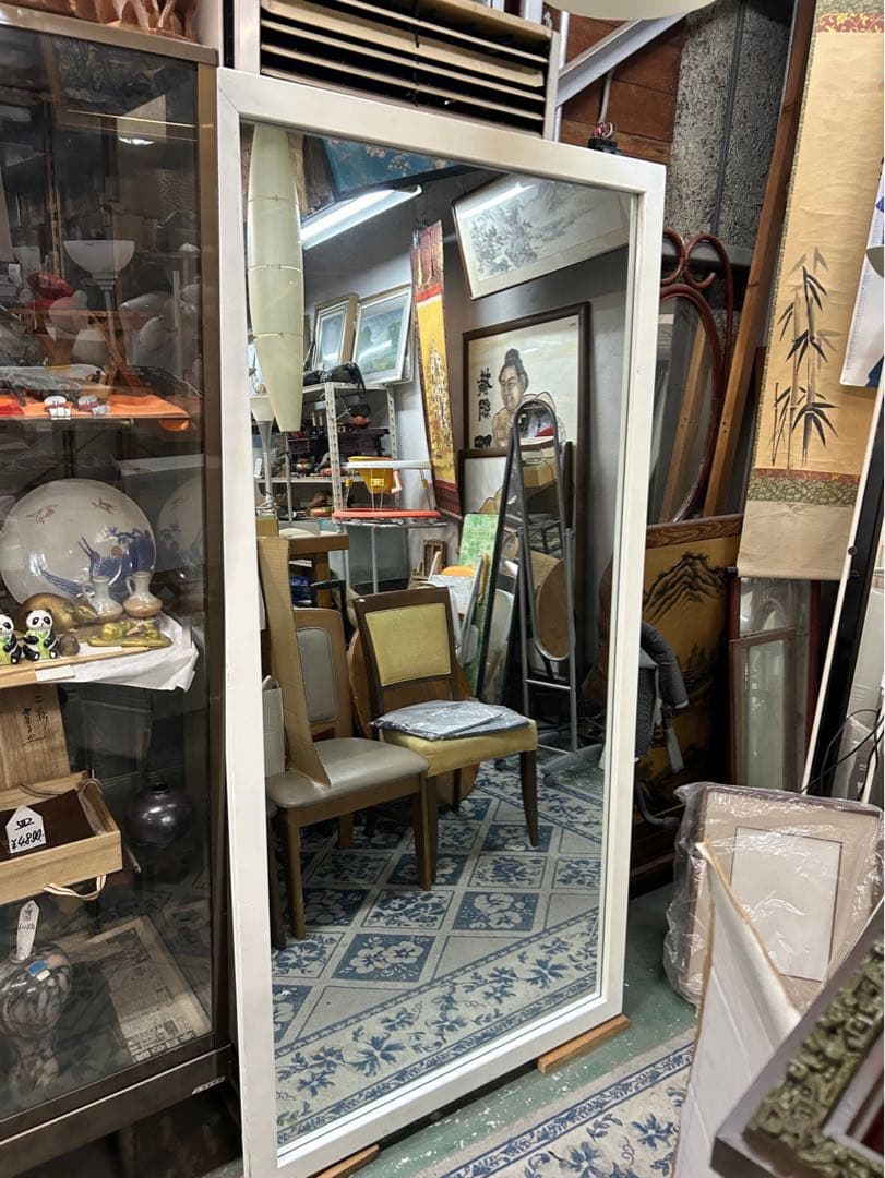 【O-316-3】姿見 鏡 ミラー 大型ミラー 大型鏡