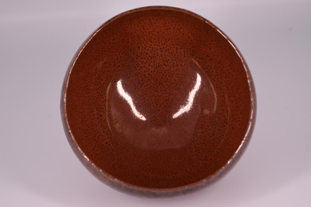 【真作保証】木村盛和 作 赤天目 茶碗 共箱 茶道具 茶碗 抹茶椀