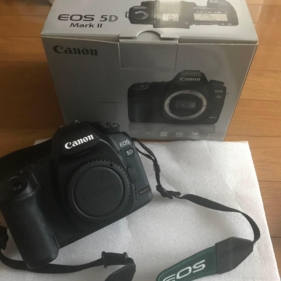 美品 canon EOS 5D Mark Ⅱ ボディ バッテリーなどセット