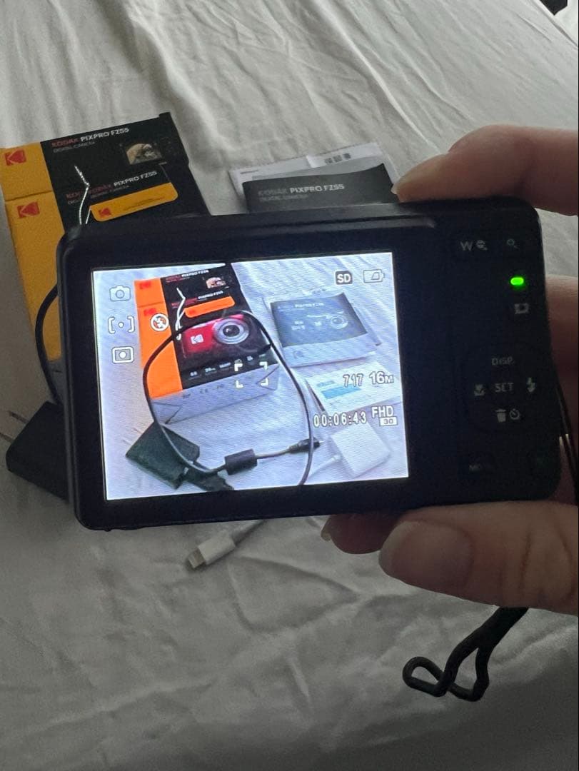 Kodak PIXPRO FZ55 コンパクトデジタルカメラ ブラック　コンデジ