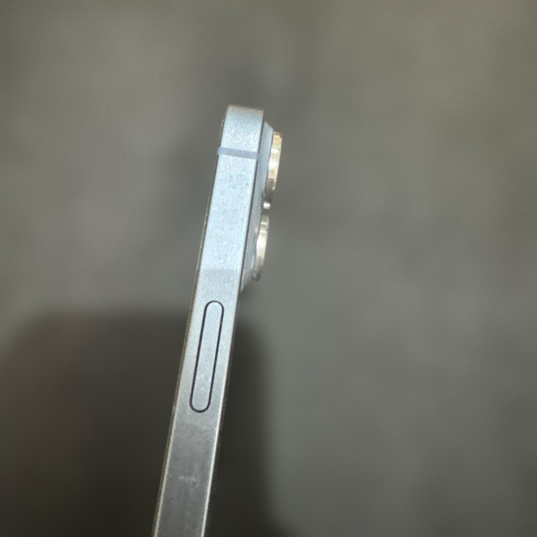 iPhone14 本体　水色　使用感あり