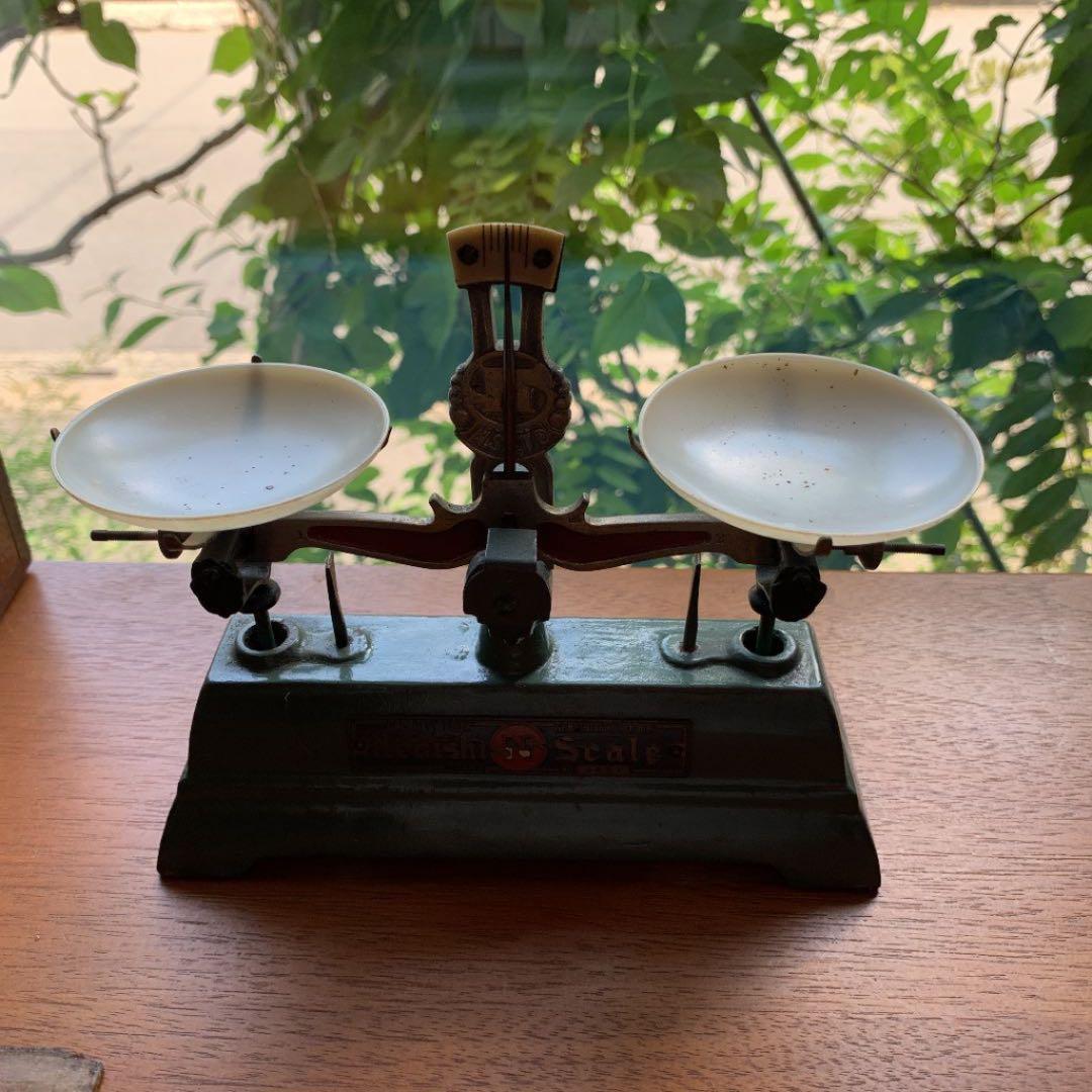 上皿天秤、分銅セット