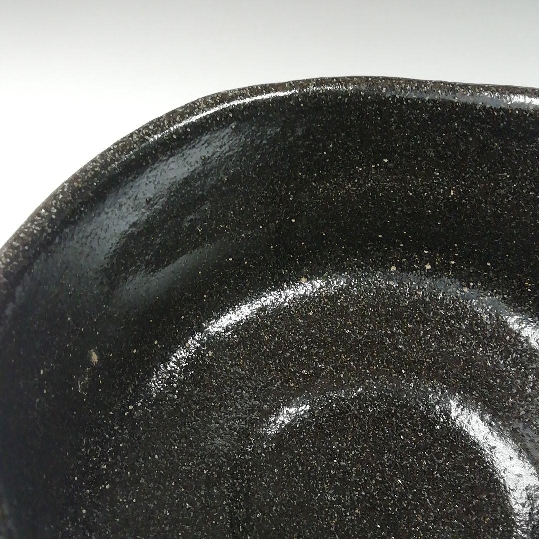 Ｔ６４２　茶碗　『黒楽茶碗』『檜垣崇楽 造』『大徳寺 黄梅院 小林太玄 書付』