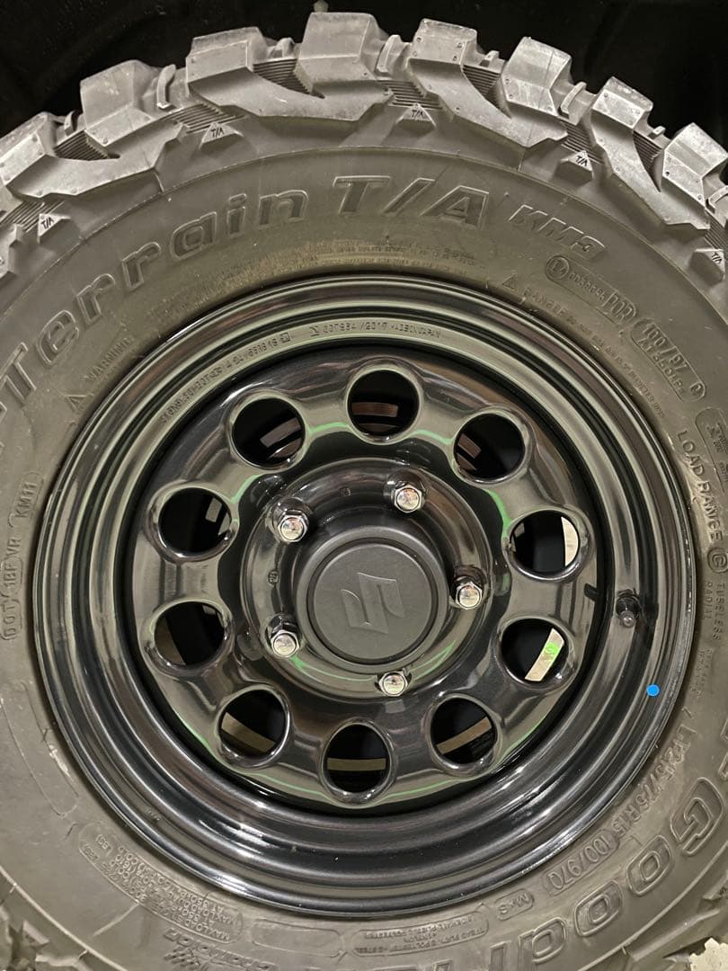 ②ジムニーシエラ 純正15インチホイール グッドリッチ　215/75R15