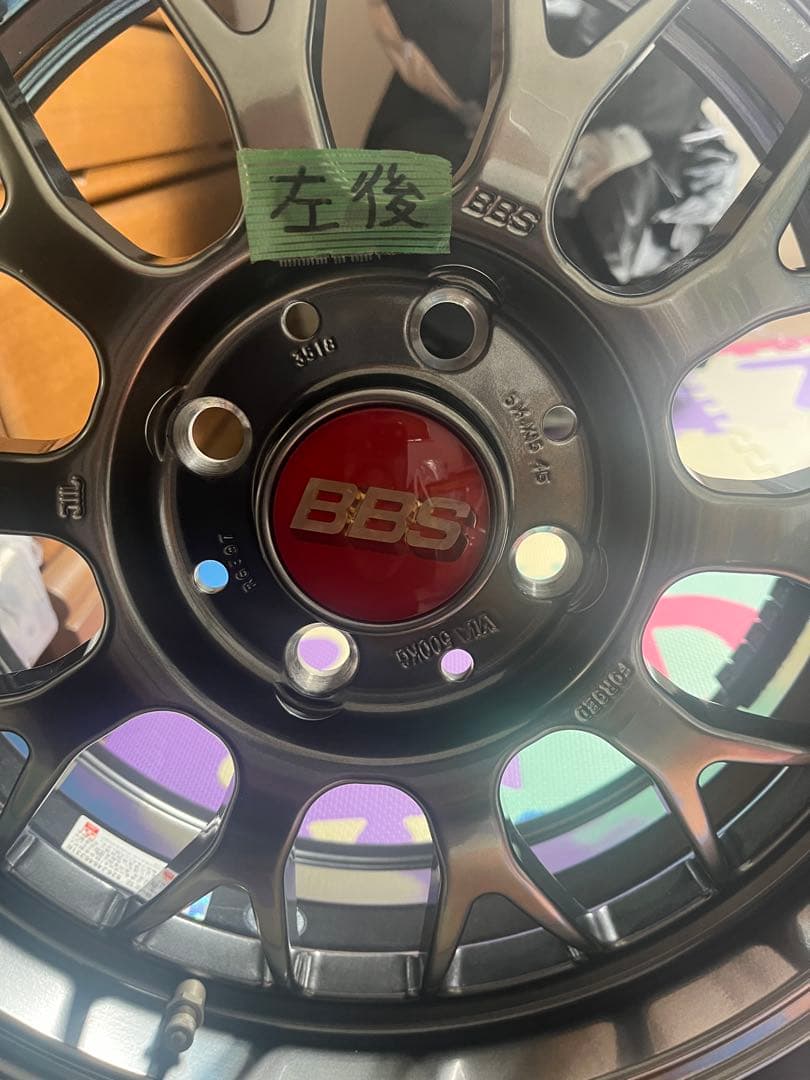 美品アルトワークス他BBS RG−F 15インチ アルミホイールセット