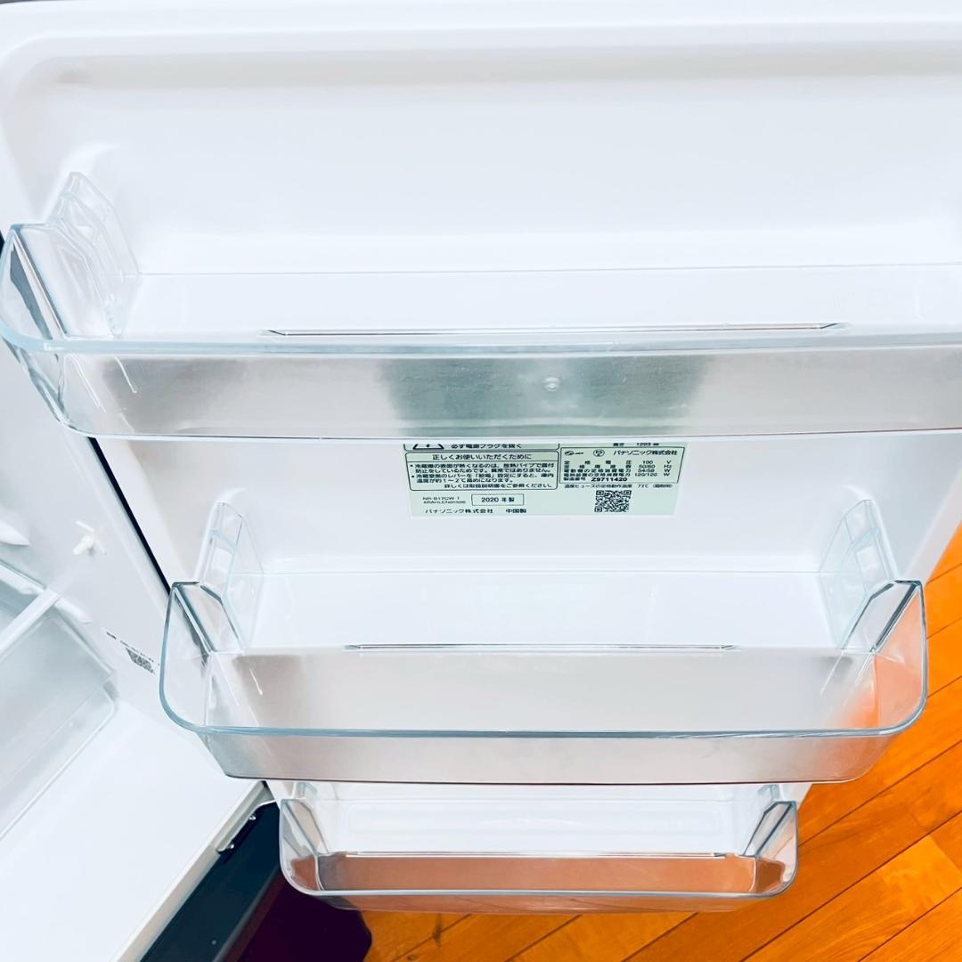 【美品】パナソニック 冷凍冷蔵庫 NR-B17CW-T 右開き マットブラウン