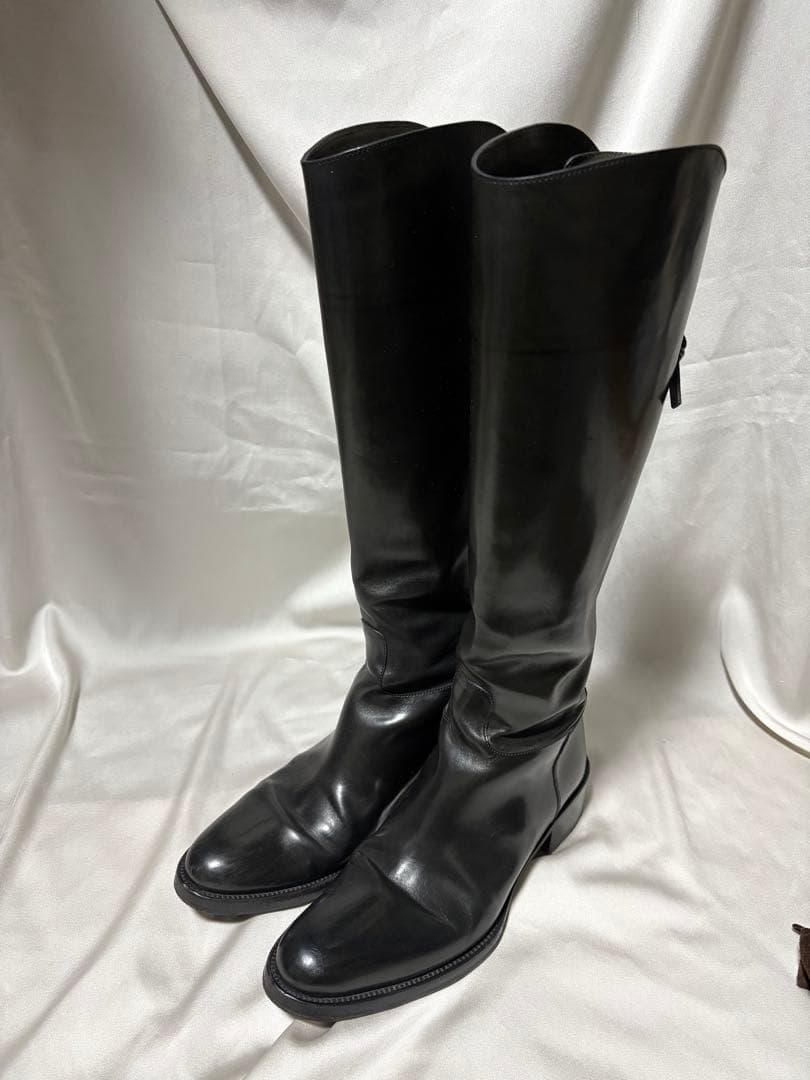 サルトル SARTORE ブーツ バックベルトロングブーツ ロングブーツ 黒