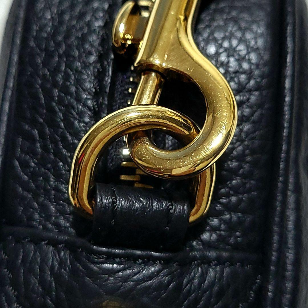 未使用級 ヴェルサーチ　ショルダーバッグ メデューサ グレカ レザー 2WAY