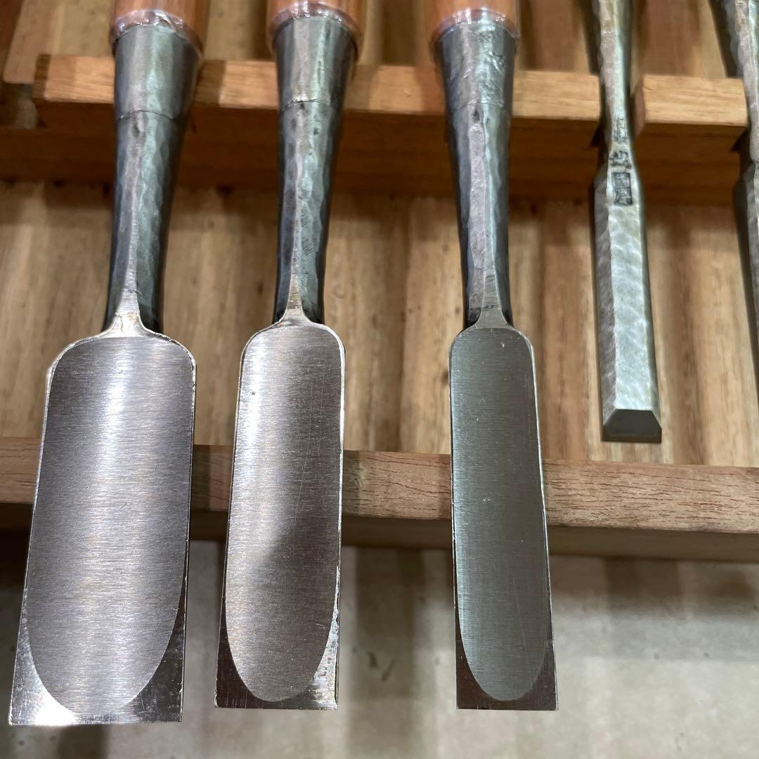 国慶　打出し鑿 総磨 10本組　超稀少
