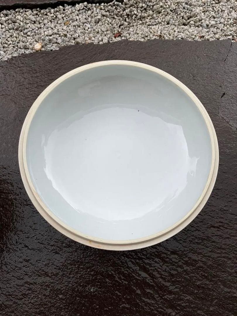 希少　カラフルで華やかで大きな陶器製の蓋付きの壺