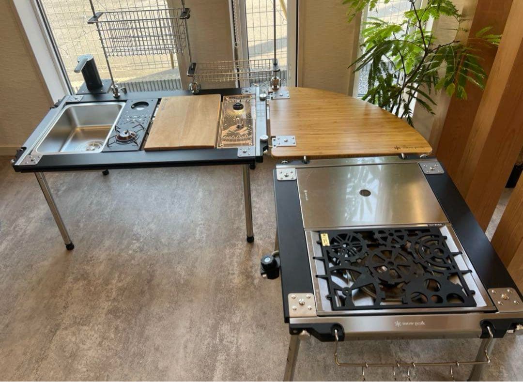 新品　スノーピークIGT用4way 調整脚　プレゼント2セットステンレスハンガー