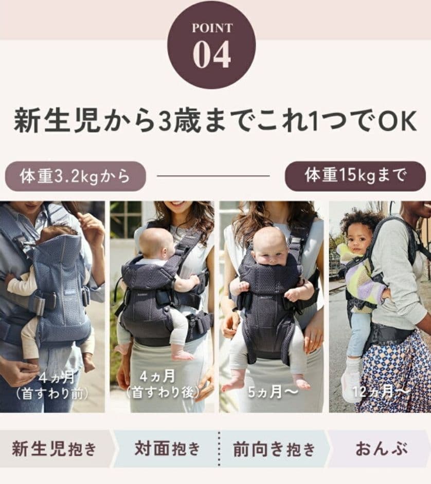 本日限定値下げ　美品　ベビービョルン 抱っこ紐ワンカイエアー　BabyBjorn