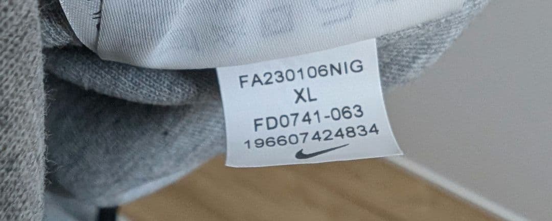 ナイキ テックフリース 復刻 セットアップ XL グレー