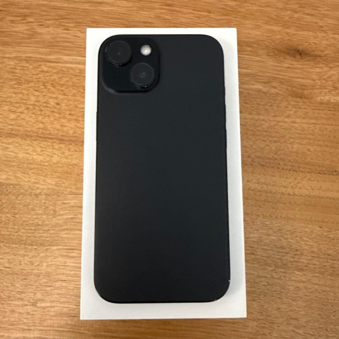 iPhone 15 ブラック 128GB SIMフリー版 Apple Care+