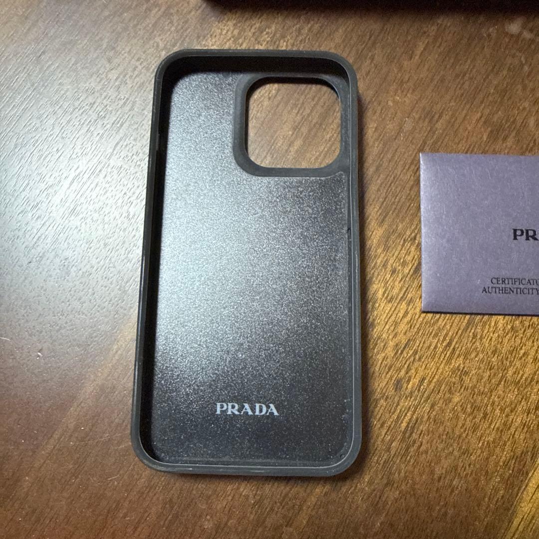 PRADA ブラック iPhoneケース iPhone13pro用