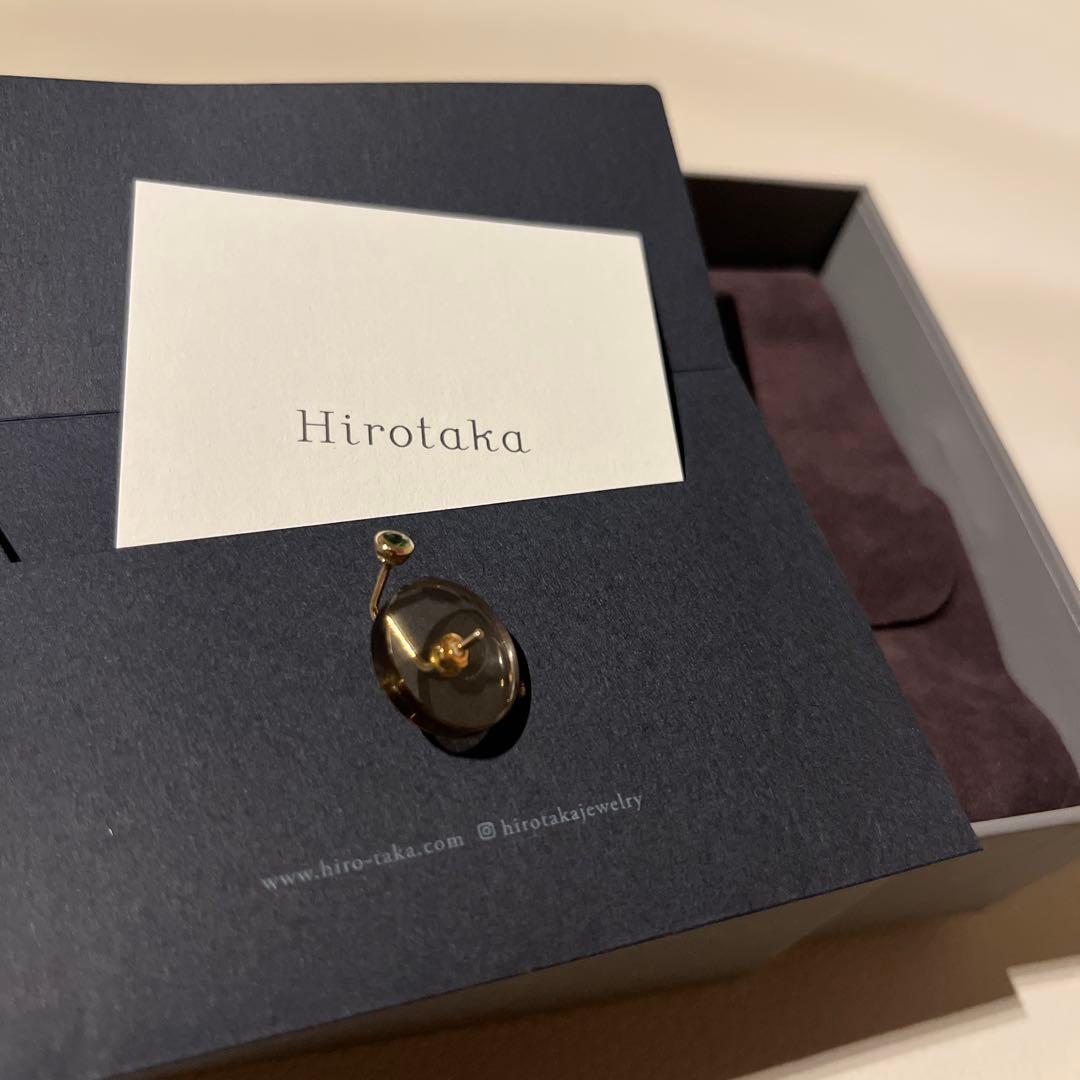 hirotaka ORBITAL グリーンガーネット ピアス