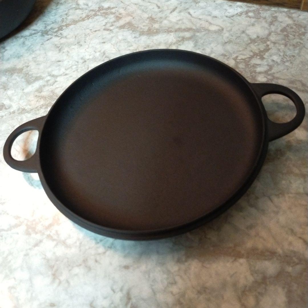 及源　オイゲン　南部鉄器　盛栄堂　ニューラウンド万能鍋　22cm