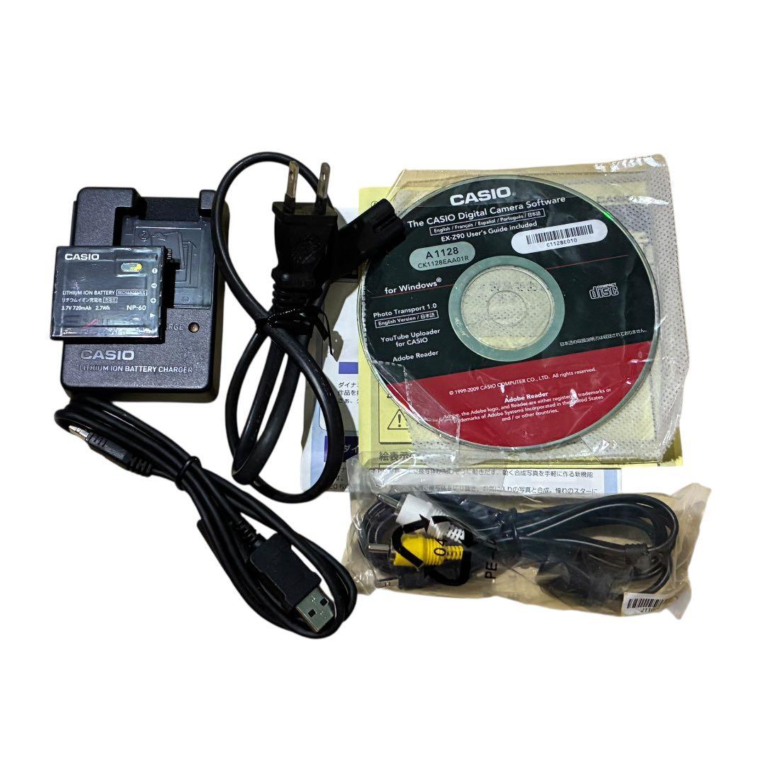 CASIO EXILIM EX-Z90 レトロデジカメ 完動品 付属多数