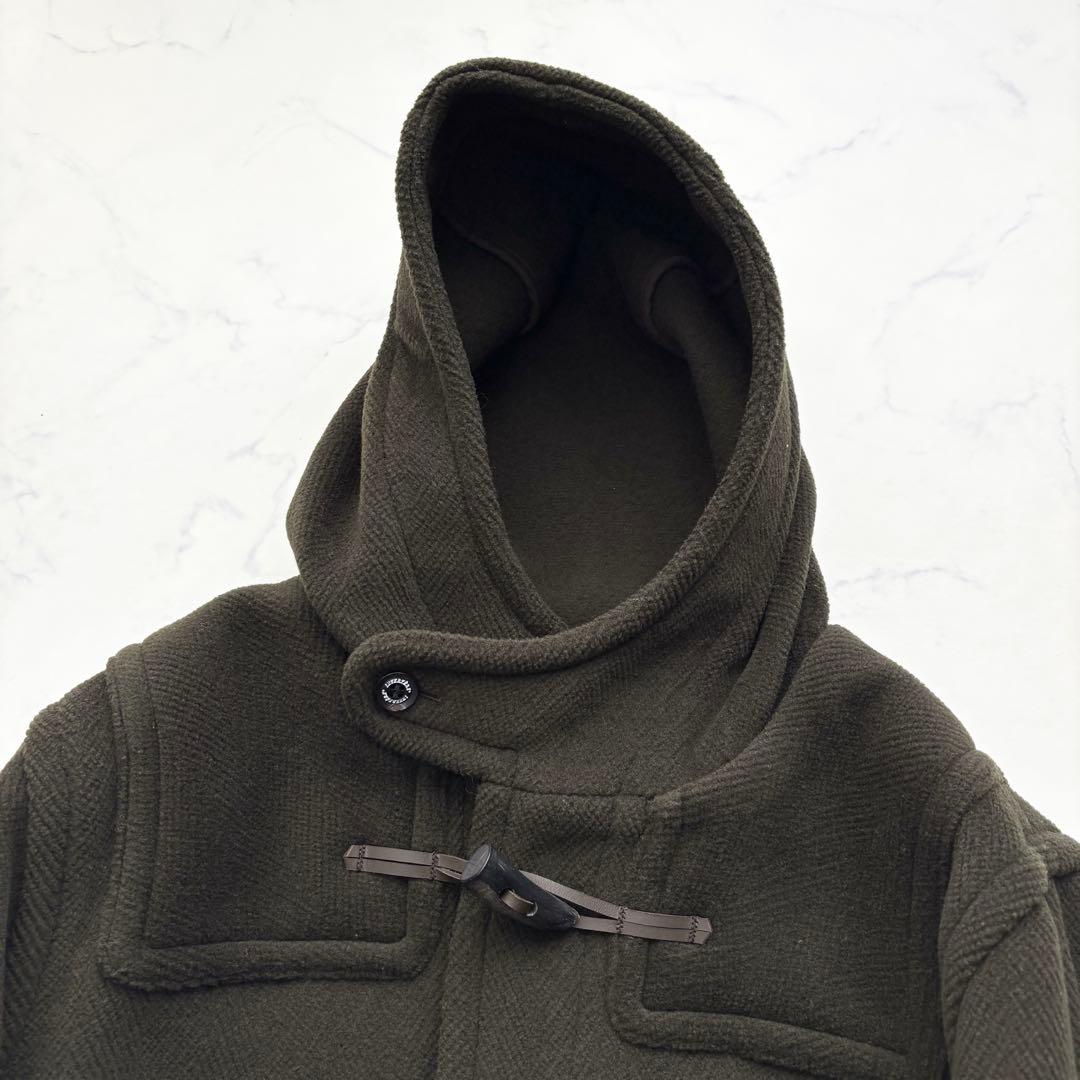 インバーティア ダッフルコート ジョシュアエリス 英国製 オリーブ 38