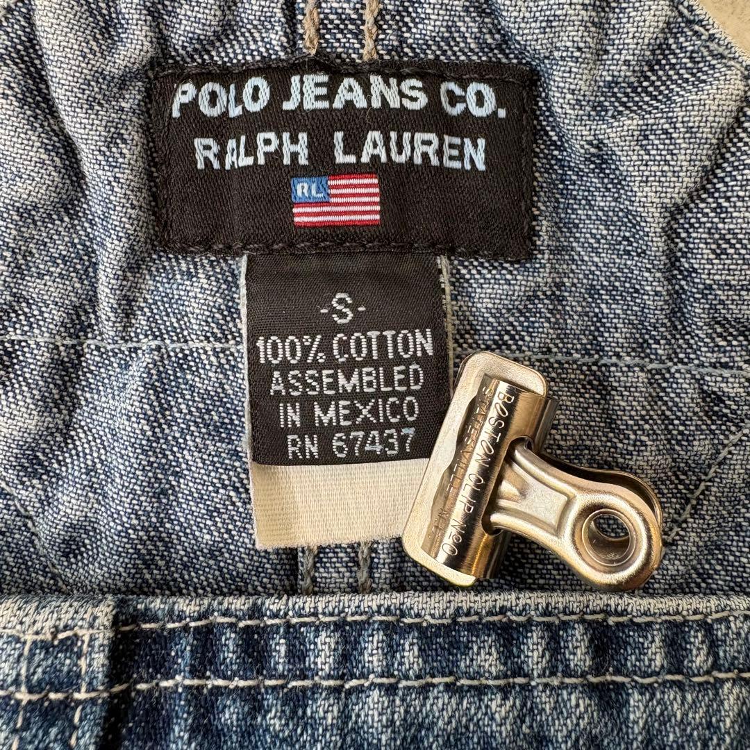 美品 90's Polo Jeans ポロジーンズ オーバーオール　メキシコ製
