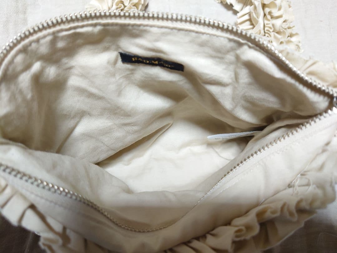 R&D.M.Co- FRILL BODY BAG フリルボディバッグ エクリュ