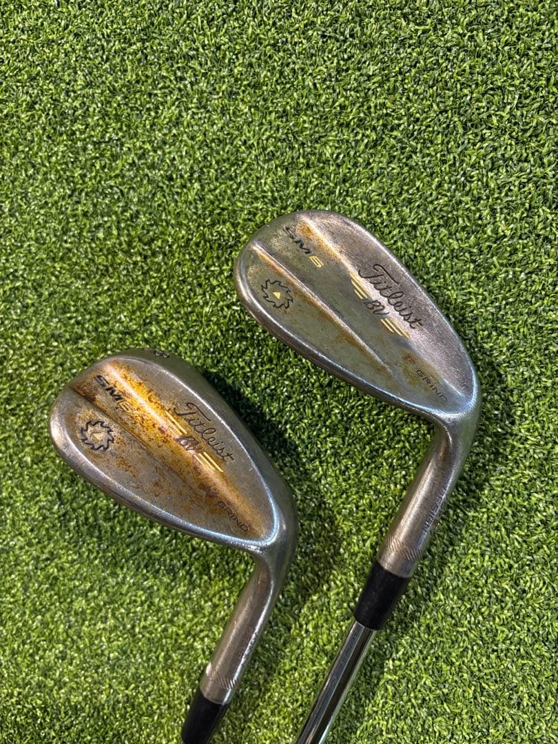 タイトリスト ボーケイウェッジ SM6 ノーメッキ使用 2本セット52°、58°