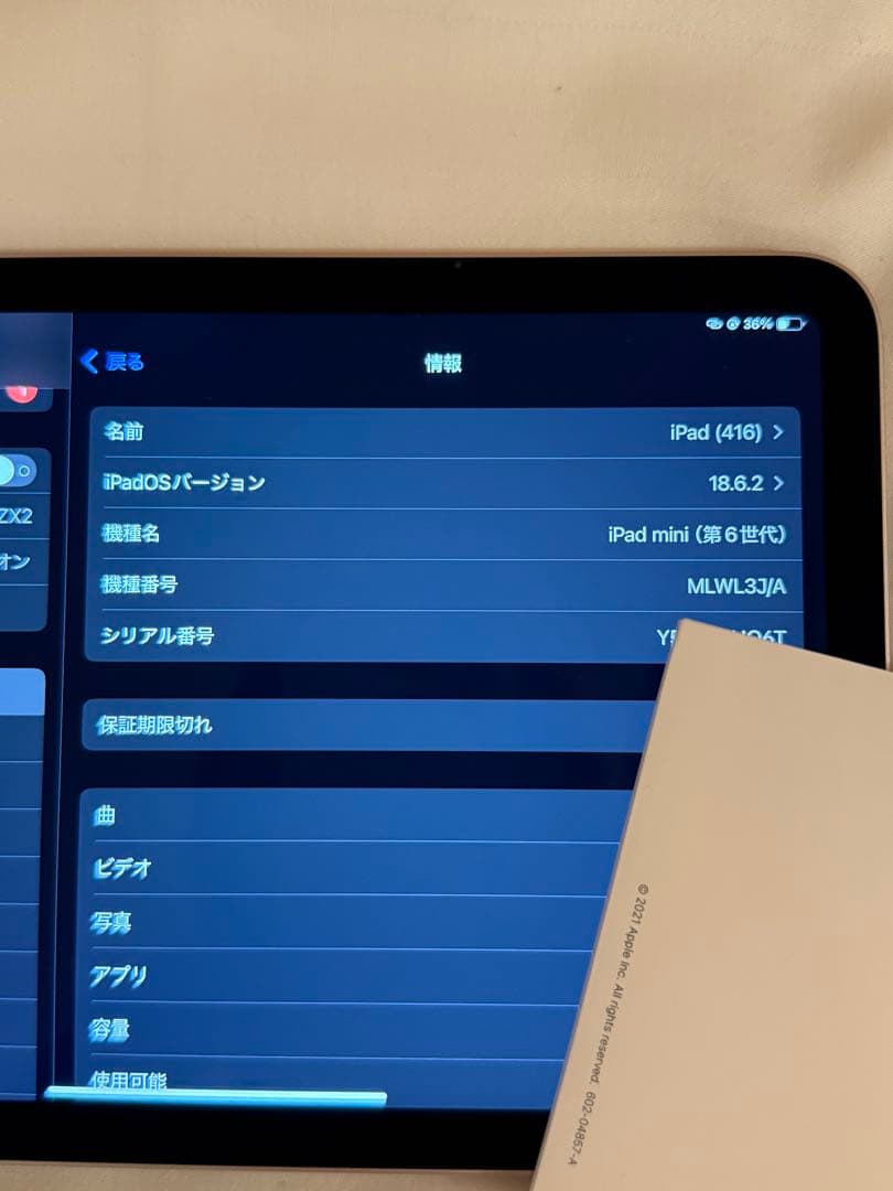 iPad mini 6 wifi 64GB ピンク
