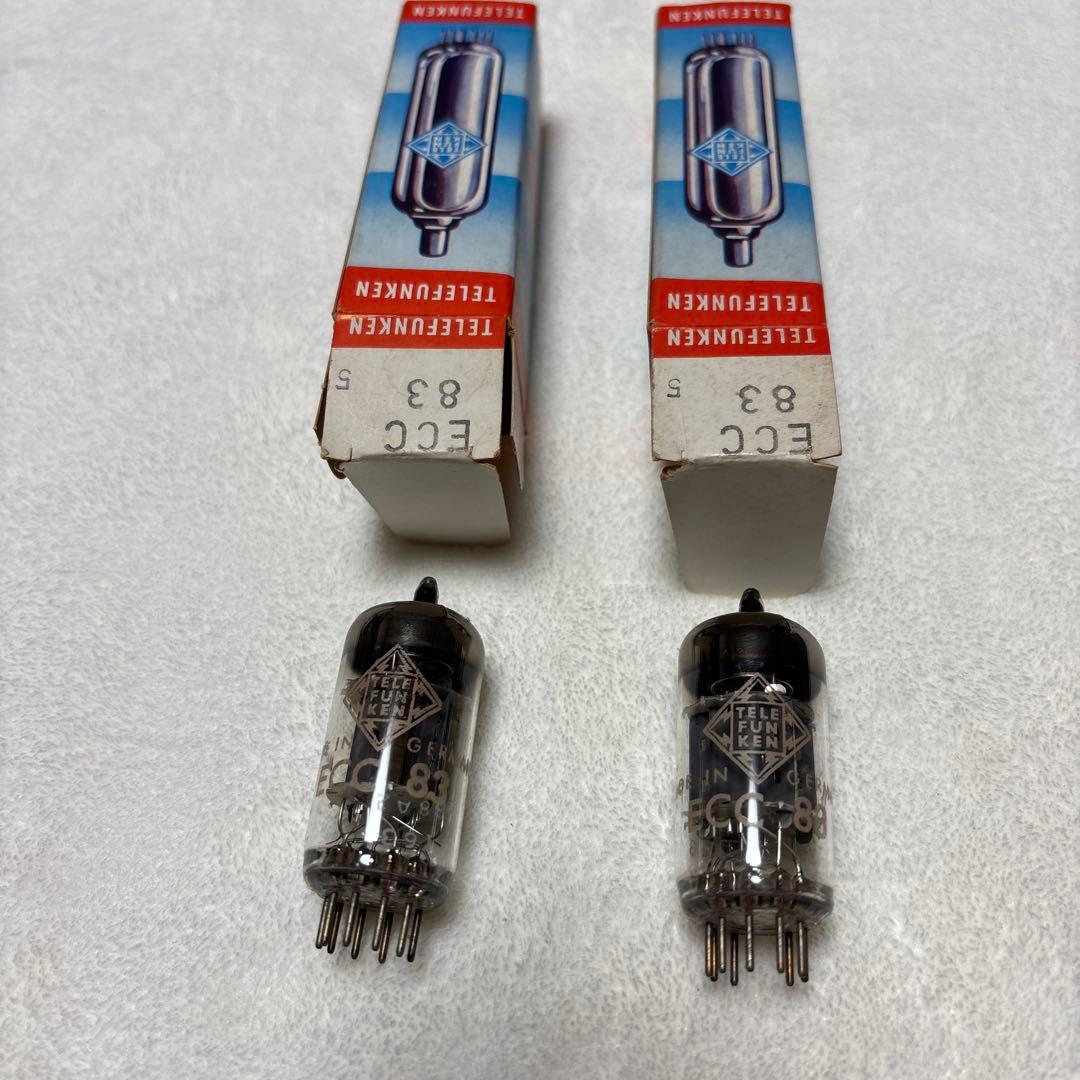 Telefunken ECC83 真空管 2個セット