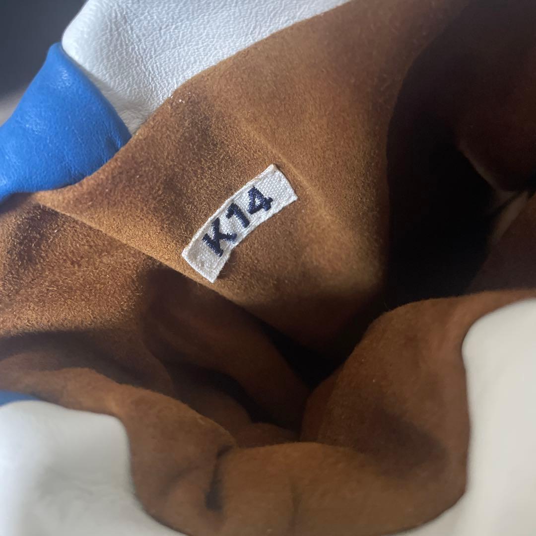 Hand-Patchwork Leather Bag Blue KHOKIバッグ