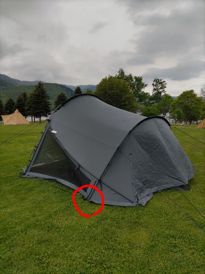 TOKYO CRAFTS TENBI シェルター グレーとTPUドアのセット。