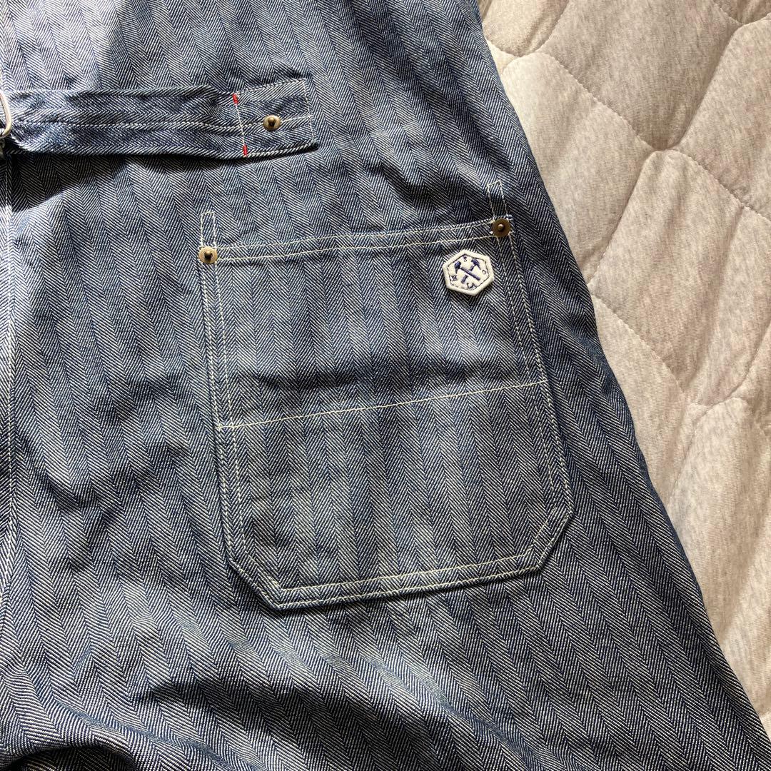 デニムオーバーオール ストロングホールド　36