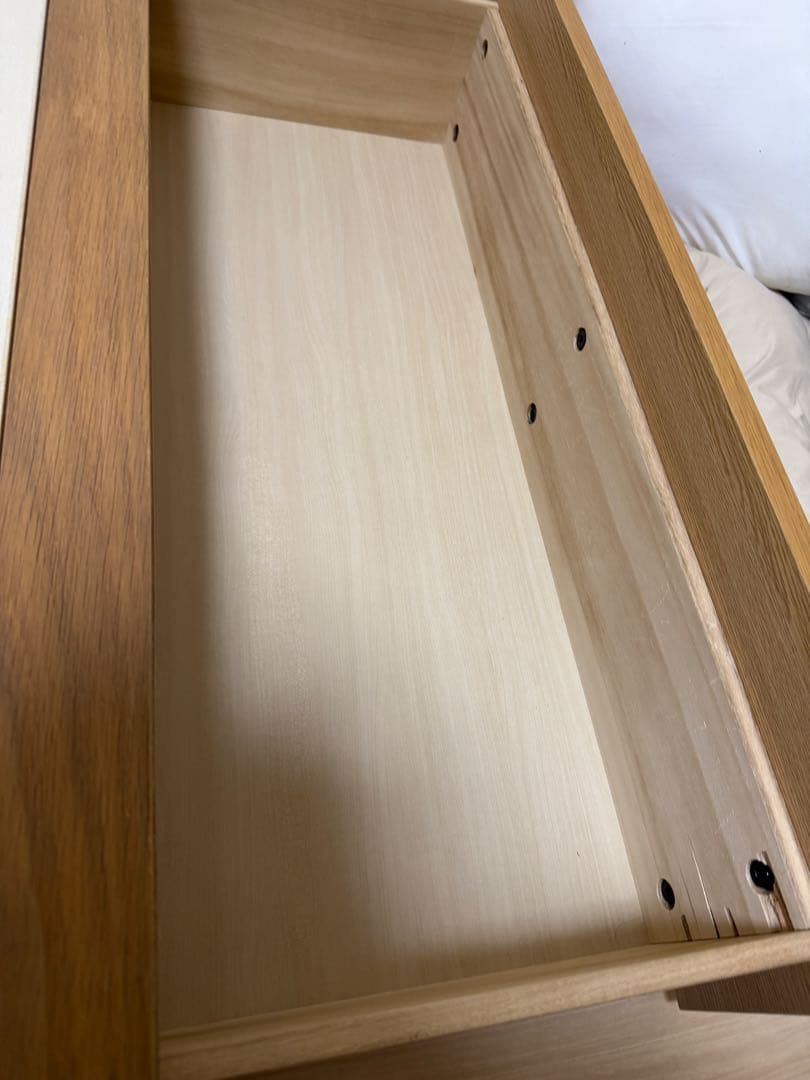 無印良品 セミダブル ベッドフレーム 引き出し付き