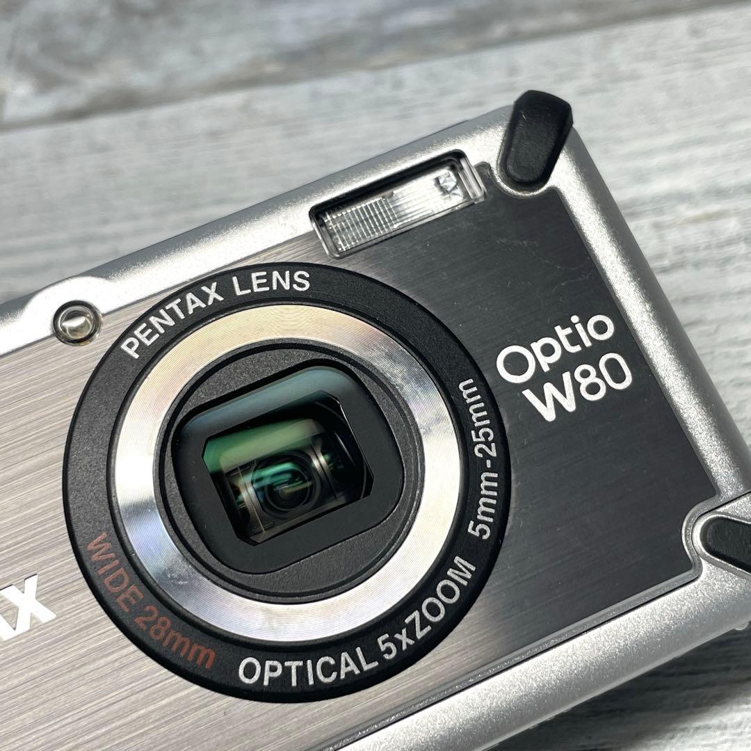 【極美品】PENTAX 防水デジタルカメラ OPTIO (オプティオ) W80