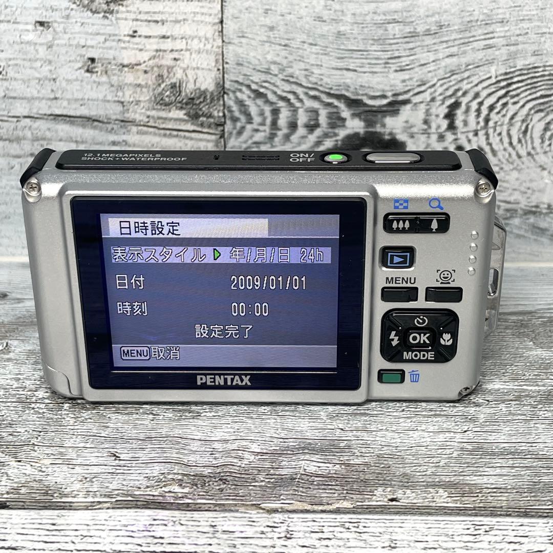【極美品】PENTAX 防水デジタルカメラ OPTIO (オプティオ) W80